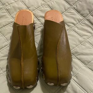 ASOS Olive Green Slip-On Shoes